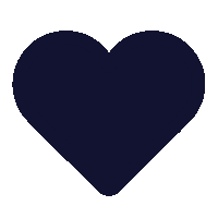 Icono animado de corazón de proyecto